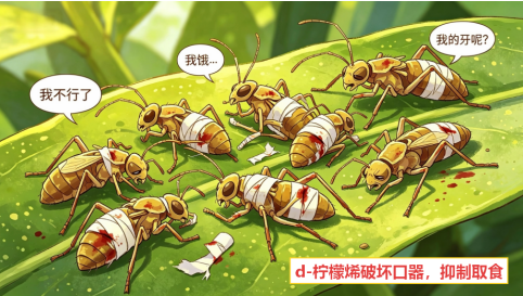 新发现颠覆认知!d-柠檬烯长效控虫秘密,藏在″肢体致残″里