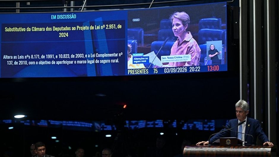 Senado aprova projeto de reformulação do seguro rural