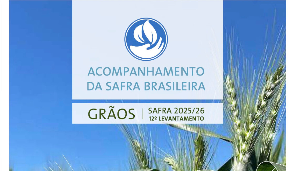 Conab eleva safra 2025/26 a 361,7 milhões de toneladas
