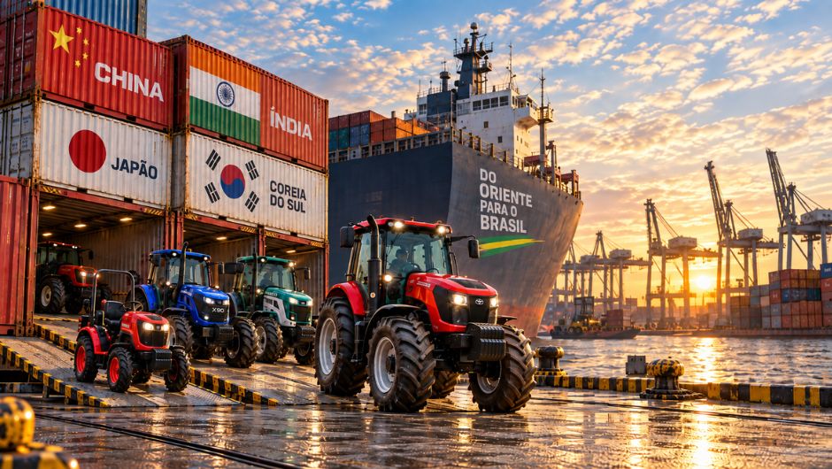 Tratores asiáticos pressionam o mercado brasileiro