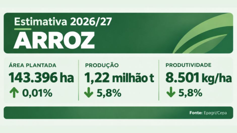 El Niño traz desafios para a safra de verão 2026/27 em SC