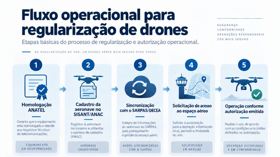 Disciplina no ar: nova legislação para uso de drones no Brasil