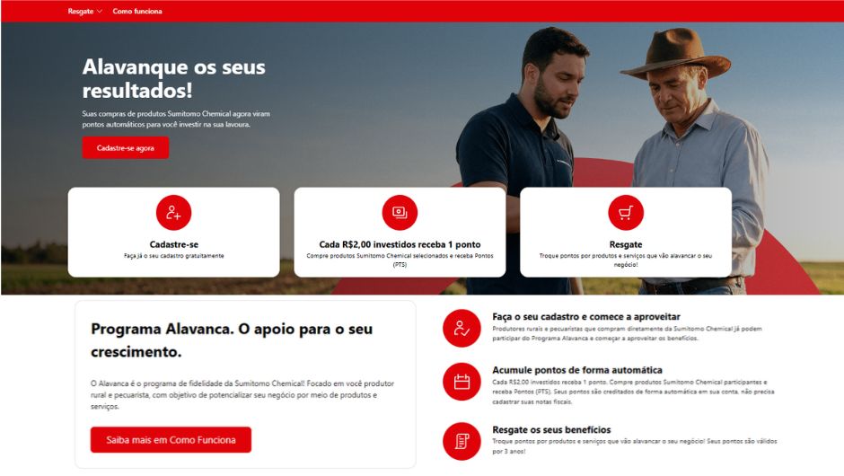 Sumitomo Chemical lança programa de pontos para produtores