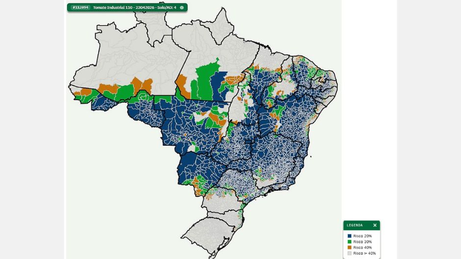 Tomate para processamento industrial passa a contar com o Zarc